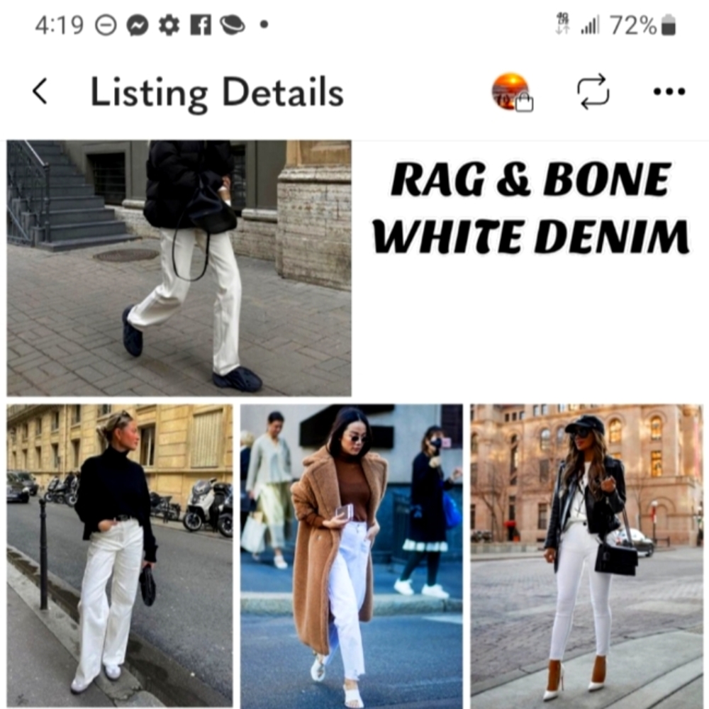 White jeans